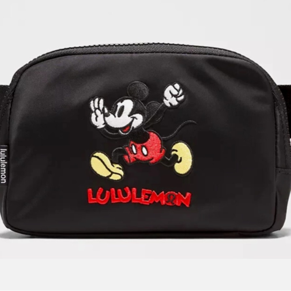 lululemon athletica Black and Red Belt Bag